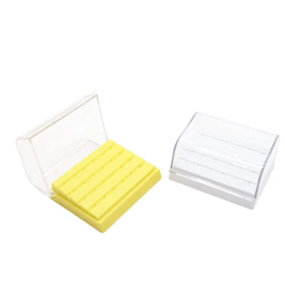 

1 шт. стоматологический высокоскоростной пластиковый держатель для бура, коробка для дезинфекционного блока, чехол с отверстиями 20FG + 4RA, стоматологические товары