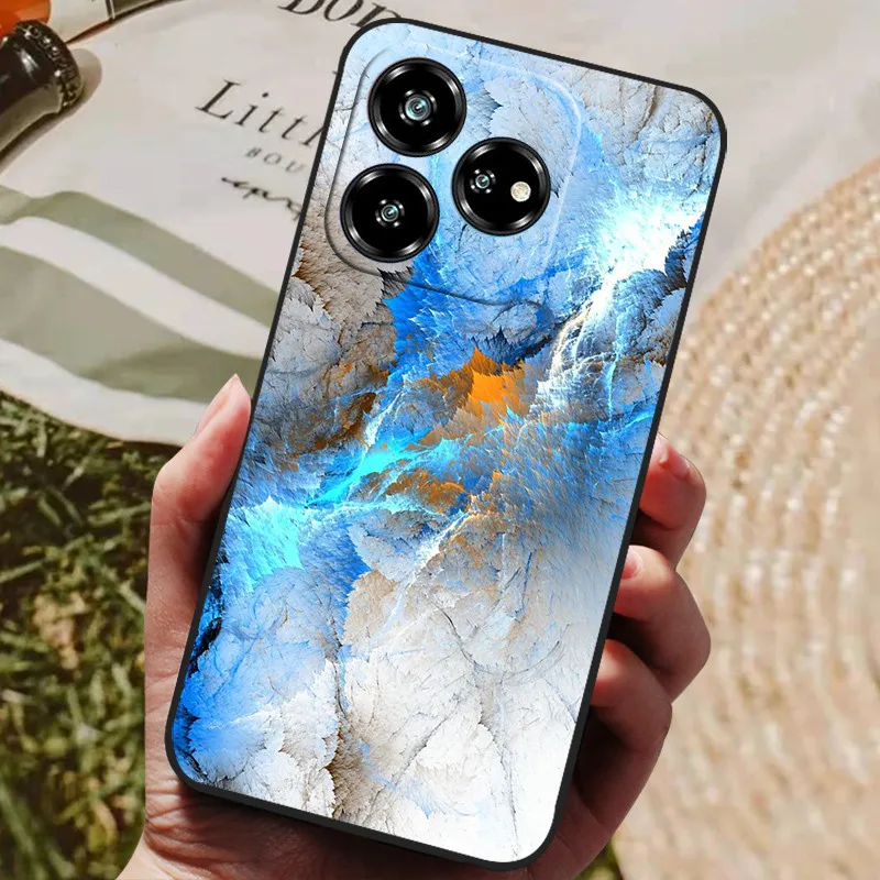 Luxury Painted Silicon Phone Back Cover - Protective Shell Design