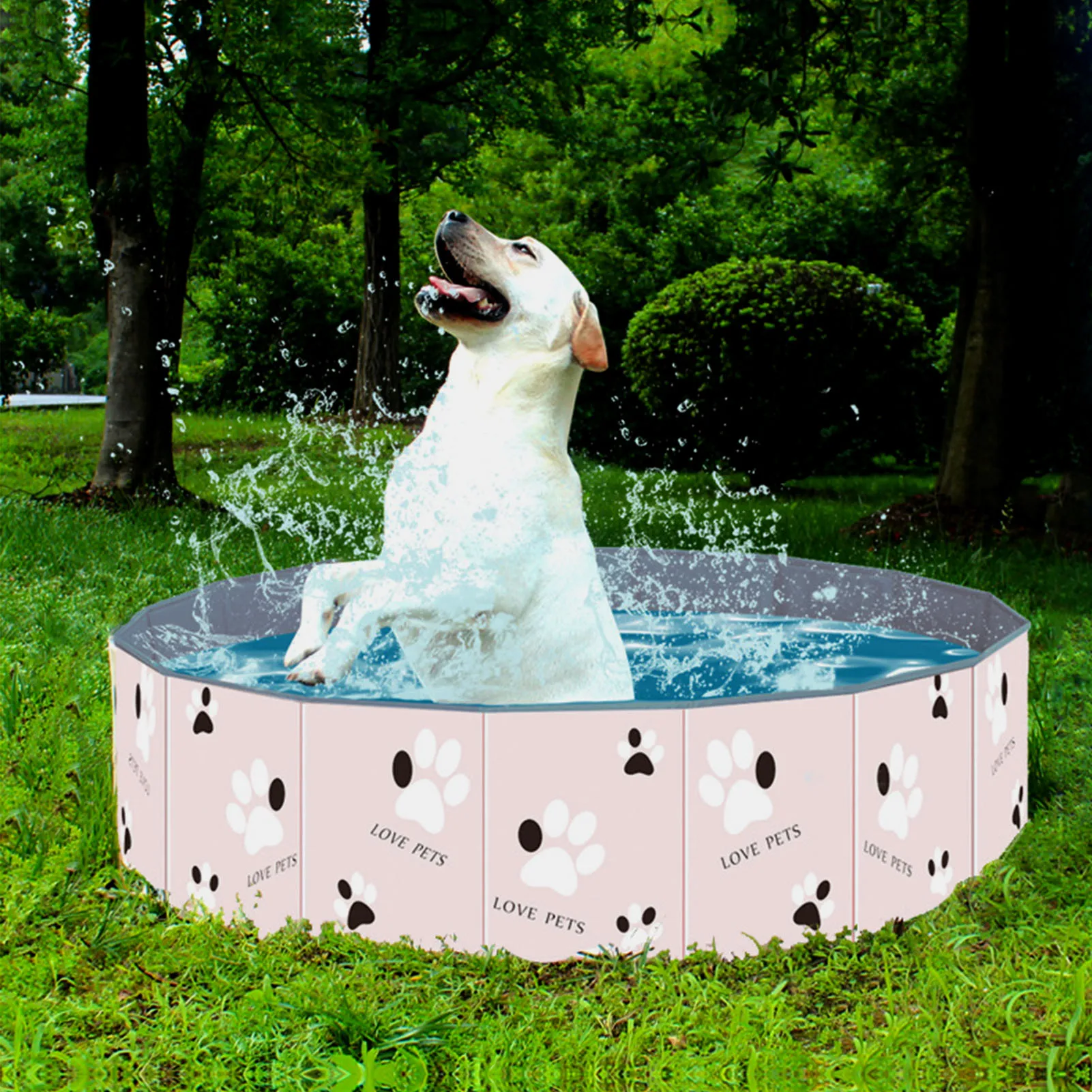 

Pet Pool Dog Pet PVC Folding Bathtub Basin Bathing Swimming Pool