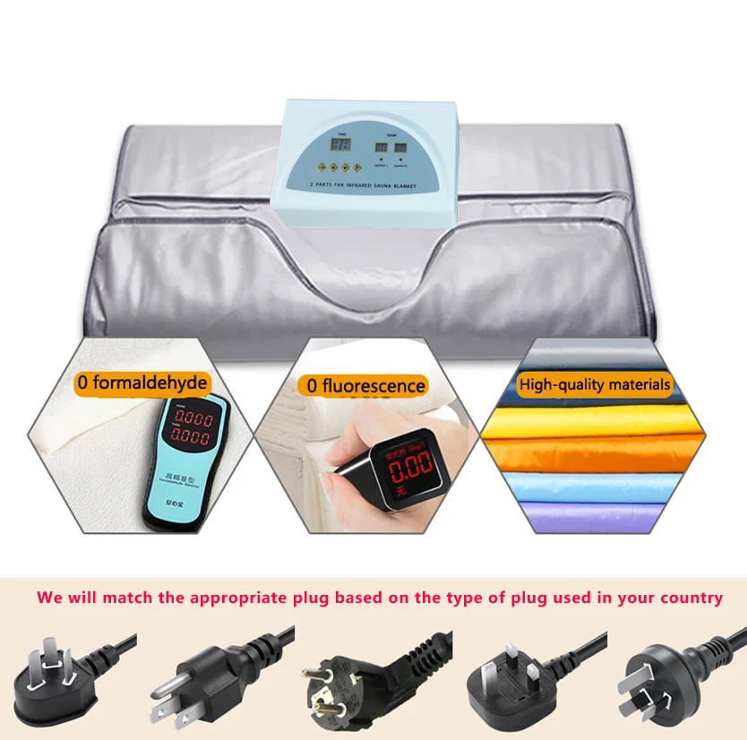 Intelligent Far-infrared Sweat steaming blanket sea buckthorn discharging acid,dampness,and cold sweat steaming bag 1.8*0.8M 5