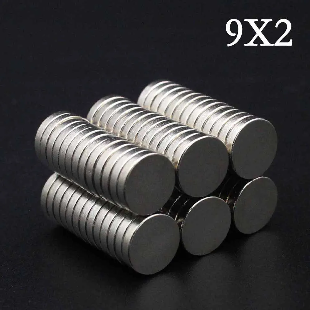 

5/10/20/30/50Pcs 9x2 Neodymium Magnet 9mm x 2mm N35 NdFeB Round Super Powerful Strong Permanent Magnetic imanes 9*2