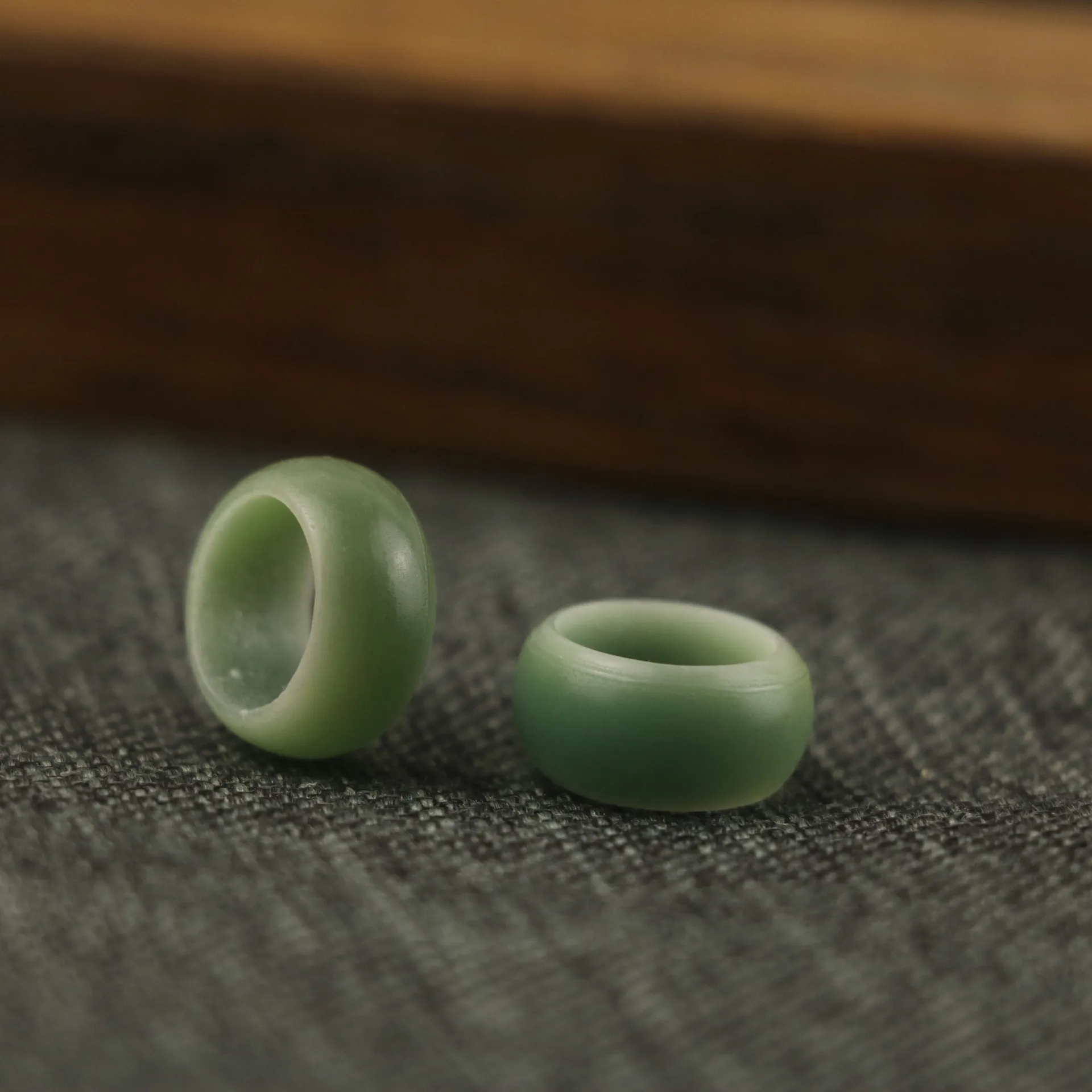 

Green Bodhi Root Running Ring DIY Buddha Bead Bracelet Accessories Jewelry