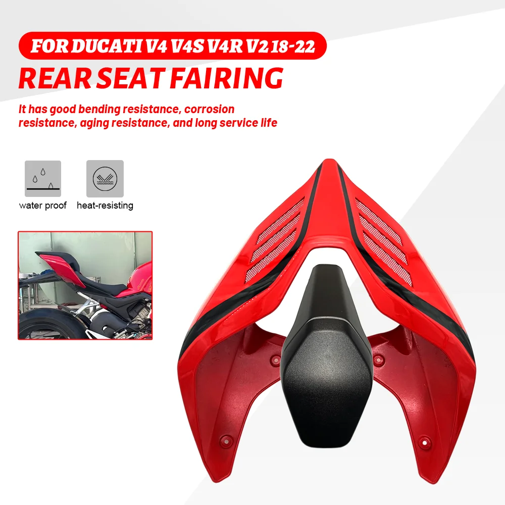 

Rear Seat Cover Tail Section Fairing For Ducati Panigale V4 V4S V4R V2 2018-2022 Motorcycle accessories Fairings Hump Single