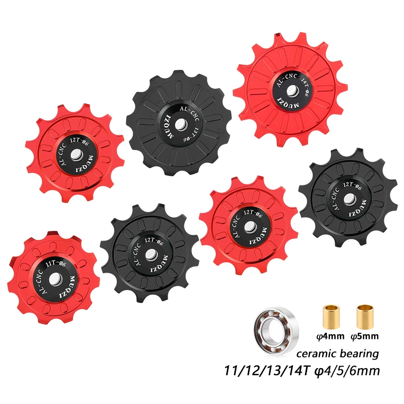 Enhanced Ceramic Bike Jockey Wheels - Precision Pulley Enhancements