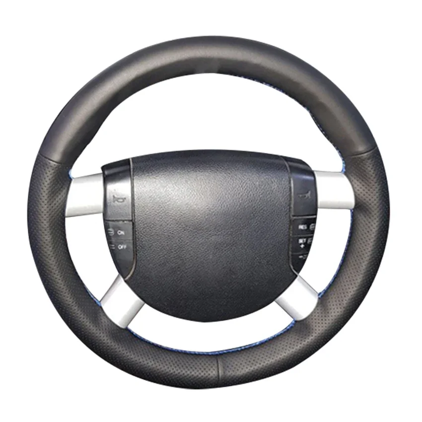 

Чехол для руля Ford Mondeo 2001-2007 Galaxy 2000-2006, черный, искусственная кожа