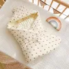 lMBABY Muslin Baby Quilt Swaddle Blanket New Born Bedding Sleeping Bag for Newborn Wrap Soft Bath Towel Babies Accessories 4