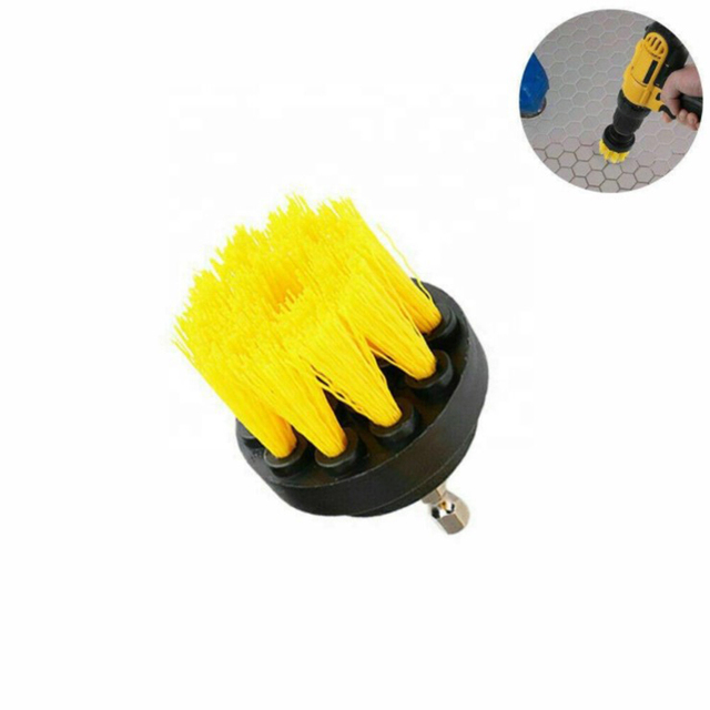 Electric Scrubber Brush Drill Extension Rod All Purpose Cleaner Car Detailing Brush Tool Rim Brush Set Car Cleaning