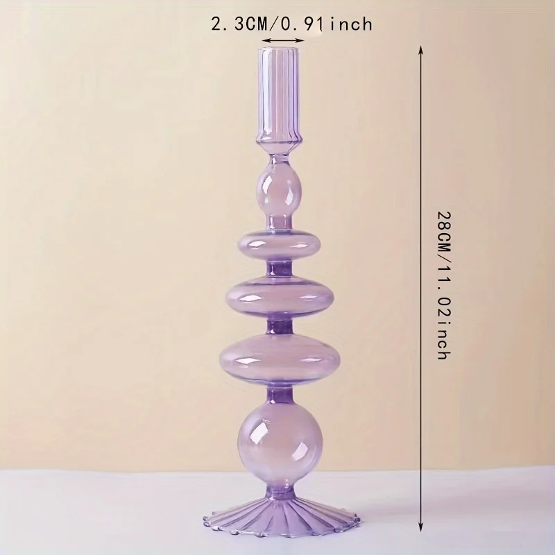 Nordic Glass Candle Holder & Vase