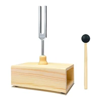 432 Hz Tuning Fork With Resonance Box,For Sound Healing,Tuning Fork Resonance Teaching, Hearing Tests, Meditation 1