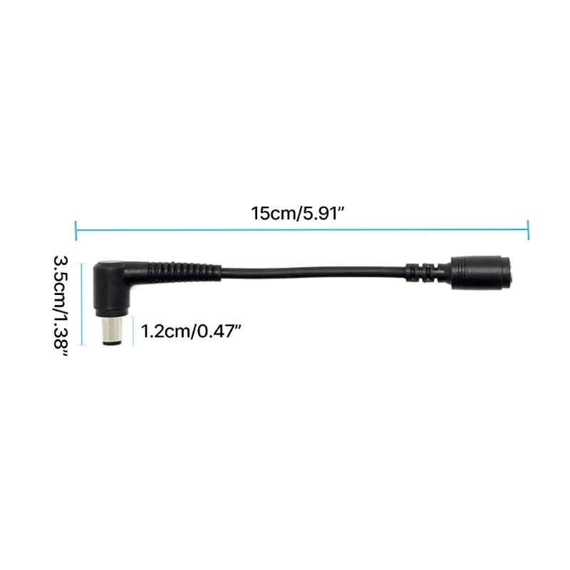 노트북용 DC7.4mmx5.0mm 전원 연결 코드 7.4x5.0 암-수 어댑터
