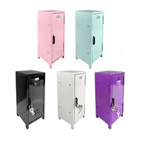 Small Makeup Storage Cabinet Vertical File Cabinet for Cotton Pad Entryway 2