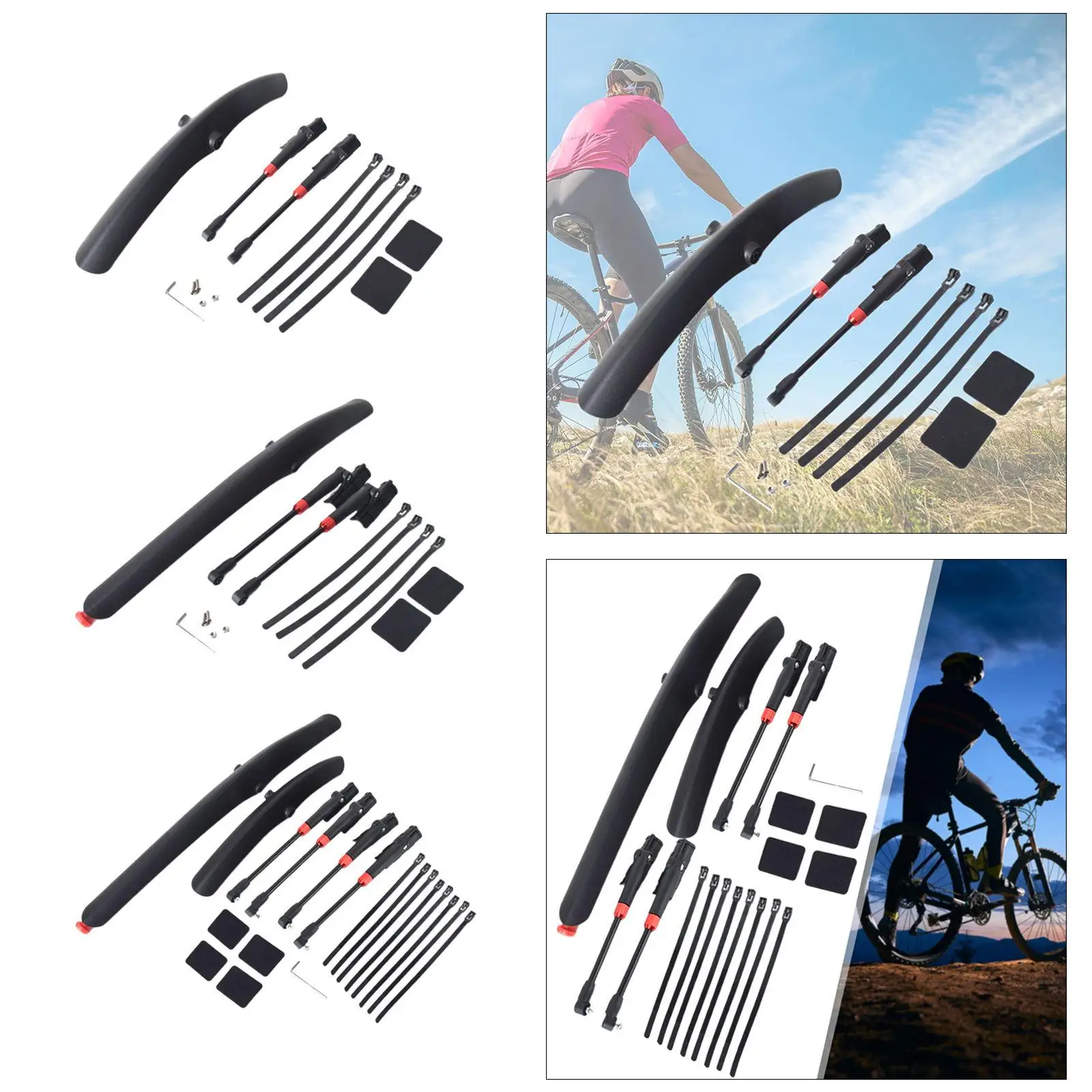 Mountain Road Bike Fender Lightweight Fashion Adjustable Mudguard Bicycle