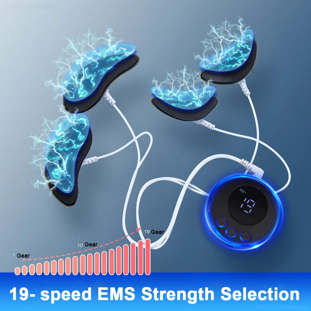 EMS Facial Massager Current Muscle Stimulator Facial Lifting Electronic Pulse Eye Face Lift Skin Tightening Anti-Wrinkle 4/8PCS facial massager,eye massager,facial massage instrument,beauty instrument