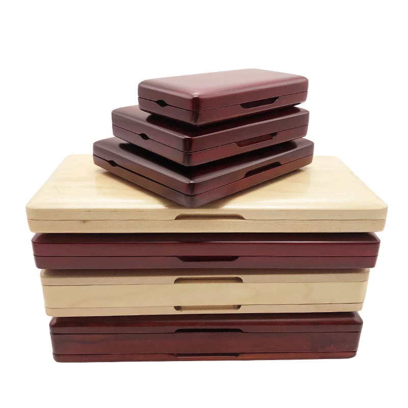 Maple Wooden Oboe Reed Box 3/6/10/20/40 Pieces Oboe Reed Protectors Soft Red Velvet