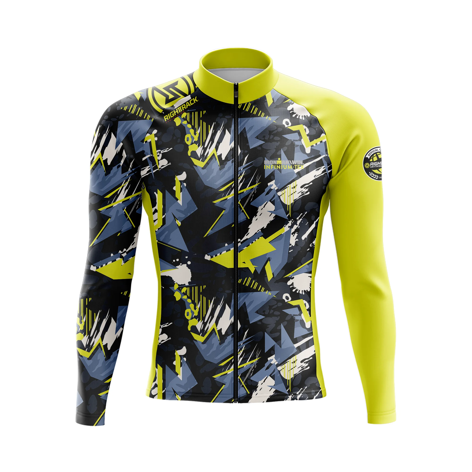IRONMAN2023 RT-Jersey de Ciclismo de invierno, INFINIUM-TEX de camuflaje, chaquetas térmicas de lana de manga larga, ropa para bicicleta de carretera al aire libre