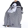 Hairdressing Coth Pattern Cutting Hair Waterproof Cloth Salon Barber Cape Professional Hair Stylist Retro Aprons Haircut Cape 4