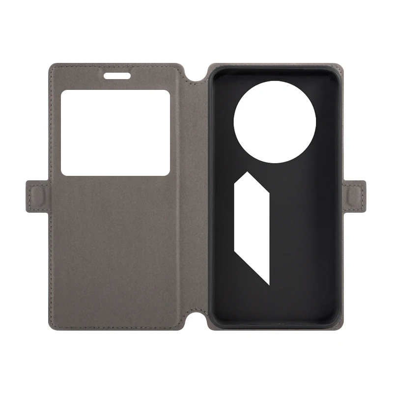 PU Leather Phone Case For Doogee V40 Pro Flip Case For Doogee V40 Pro View Window Book Soft TPU Silicone Back Cover