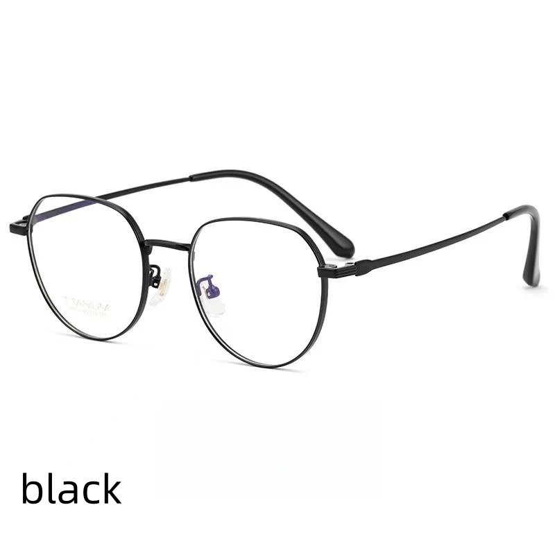 

48mm High quality small frame glasses Pure titanium glasses Men's retro optical prescription glasses Frame women 809