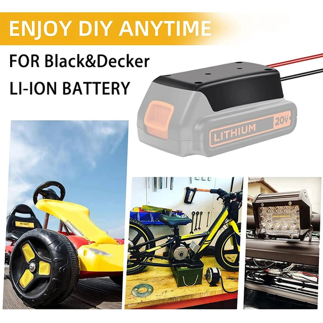 DIY upgrade of Black & Decker Li-ion Battery 