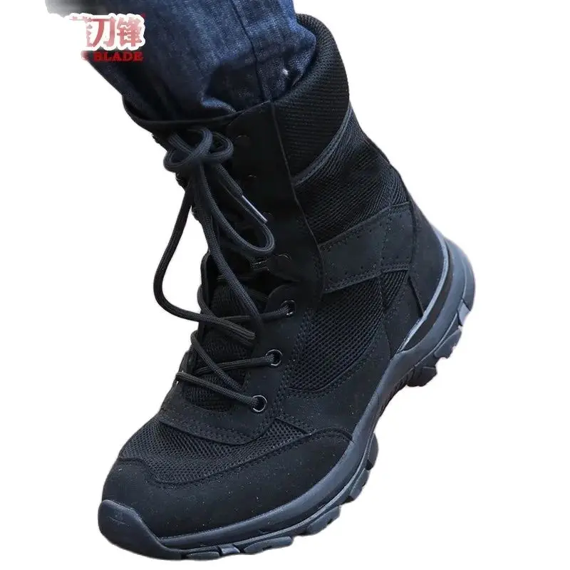 New Men summer breathable mesh 08 boots male fan super light Marine shoes