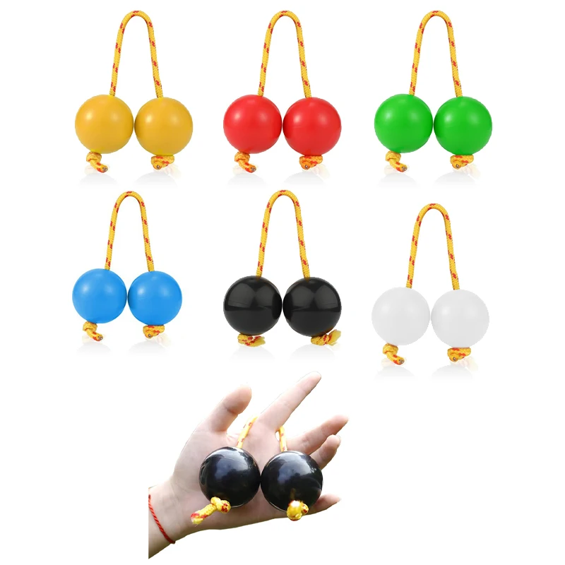 2pcs Rhythm Ball Aslatuas Kashaka Musical Instrument Rhythm Drum Ball African Shaker Rattle Musical Instrument Sand