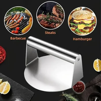 Stainless Steel Burger Press 3
