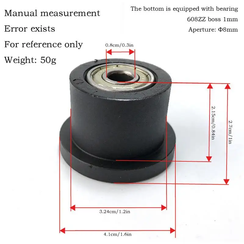 Roller Wheels For Rowing Machine Rowing Machines Roller Parts Pulley Sports Equipment Fitness Gym Accessories For Smooth Rolling