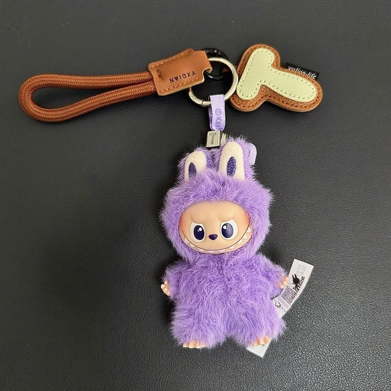 Letter lanyard keychain For Labubu 4.0 The Monsters Pin for Love