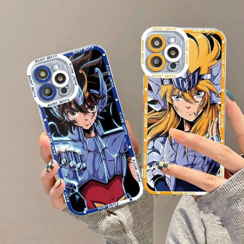Anime Saint Seiya Clear TPU Phone Case