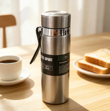 Htmck Double-Walled Stainless Steel Thermal Water Bottle Insulated - Image 3