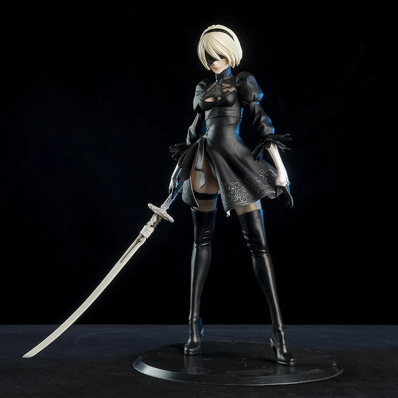 

Аниме Nier Automata 2b Yorha No.2, тип B, Smll меч из ПВХ, строительные игрушки, коллекционные игрушки, рождественские подарки для детей