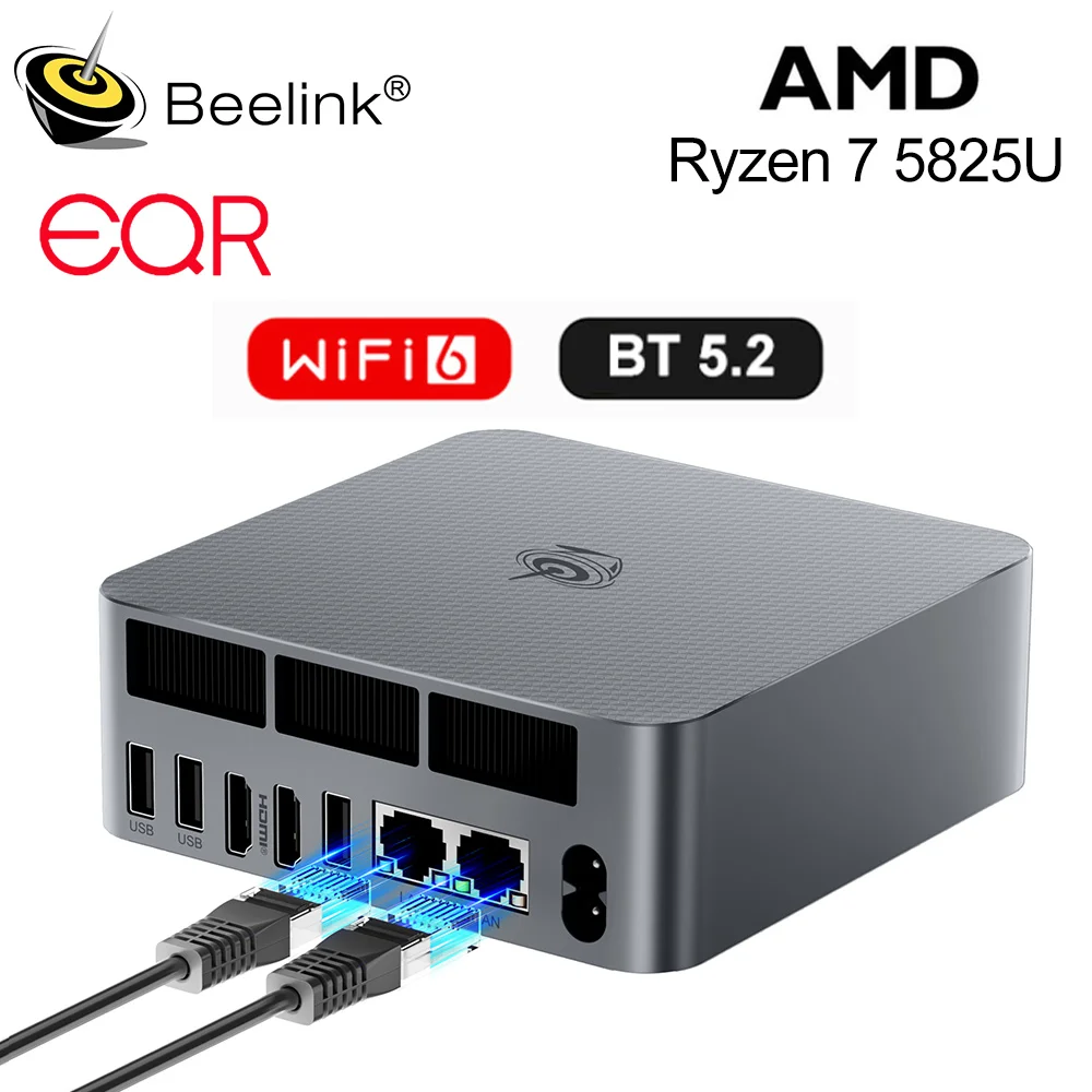 Beelink EQ SERIES ミニPC New Beelink Mini PC EQR5 AMD Ryzen5 5500U 5650U Ryzen7 5825U DDR4
