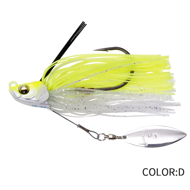 Fishing Jig Silicone Skirts, Bait Fishing Metal Spinner