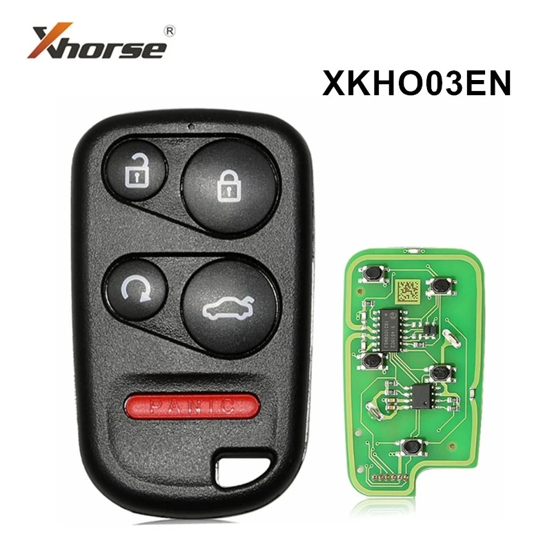 

1/2/5/10pcs Xhorse VVDI Universal Wire Remote Key XKHO03EN With Remote Start & Trunk Button for VVDI VVDI2 Key Tool