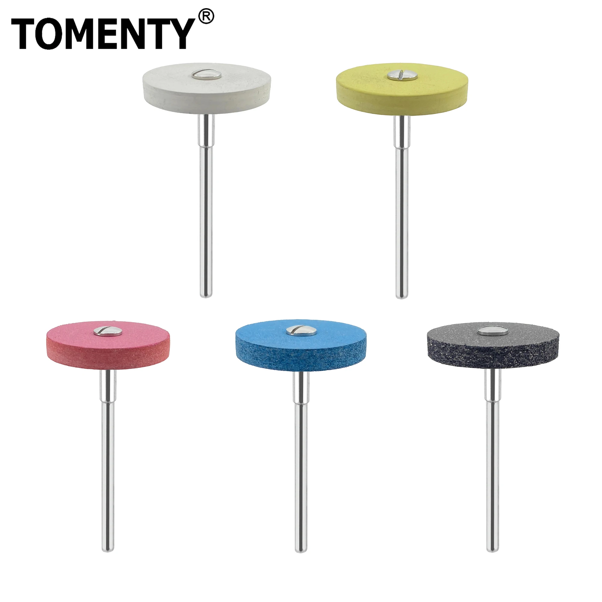 

TOMENTY Dental Rubber Diamond Grinding Head Hight Polishing Series Dentist Instruments For Zirconia Burs Laboratory Material