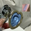 Chameleon Smoked Blue Eyeshadow Monochrome Diamond Highlighter Contouring Palette Fine Flash Brighten Metallic Eye Shadow Makeup