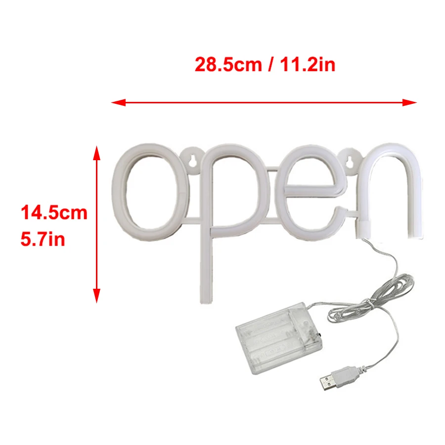 Open LED Neon Light Sign Wholesale BAR Game Logo Night Lamp Room Wall Decoration Shop Party Birthday Wedding KTV Store