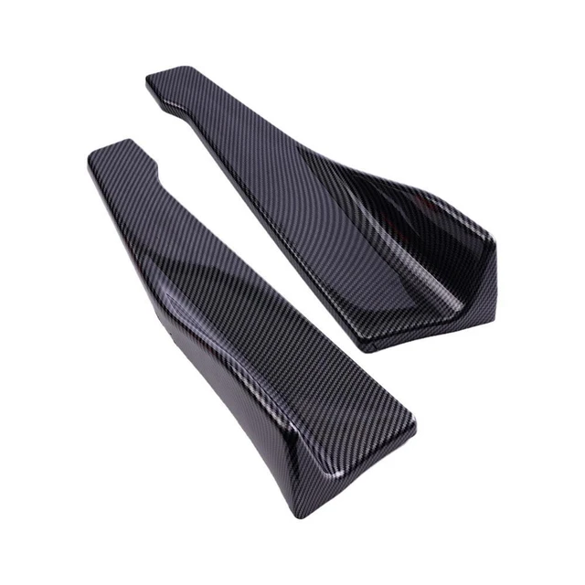 1 Paar Universal Auto Heckstoßstange Lip Diffusor Splitter Spoiler  Kratzschutz Kohlefaser