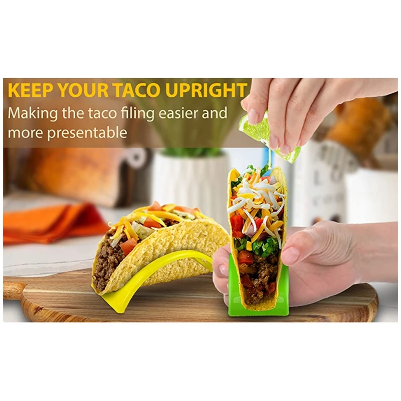 12 Pack Taco Trays Plastic Burrito Trays Serving Party Supplies For Tacos Burritos Hot Dogs