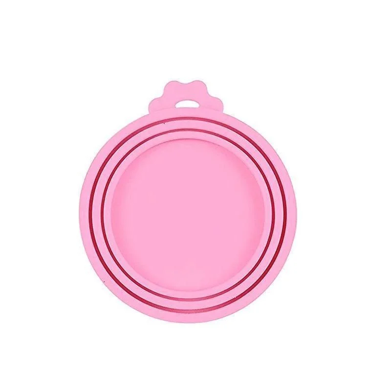 Versatile Silicone Pet Food Can Cover - 3-in-1 Seal