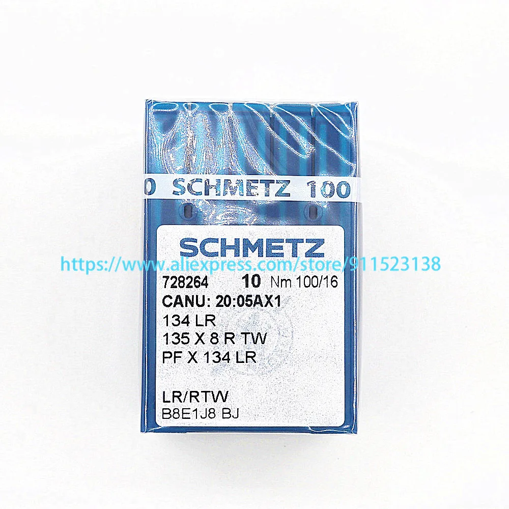 100 Pcs Genuine Schmetz Needle Canu 20 05 AX1 Nm 100 Size 16 134 LR 100-pcs-genuine-schmetz-needle-canu-20-05-ax1-nm-100-size-16-134-lr