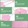10-200pcs Mascarillas ffp2 children KN95 Face Masks 4 Layer Ply Non-wove Safe Filter Child mask 6-14 Years Kids Protective maske 3
