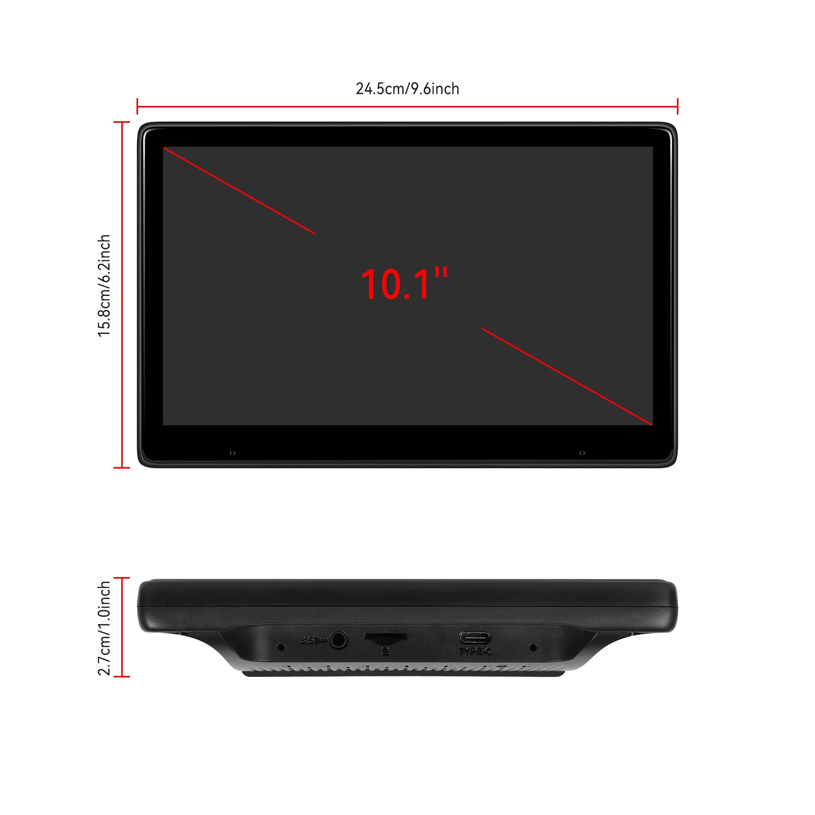 Podofo Carplay Auto-Multimediaplayer Online-Navigation Kabelloses Android Auto Mirror Link Mehrsprachiges Autoradio BT TF-Karte Superlink – Detail 19