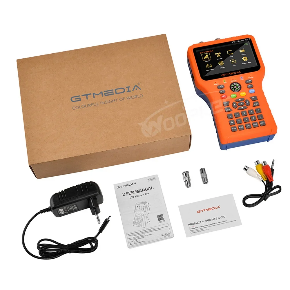 Satellite Finder GTmedia V8 Finder Pro DVB-S2 DVB-T2 DVB-C AHD H.265 Satellite Meter Satellite Finder Better Than Satlink TV tuners