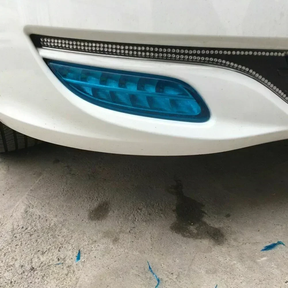 Lámina Tintada Para Faros De Coche: Negra, 30x200 Cm, Fácil De Instalar, Protege Y Decora