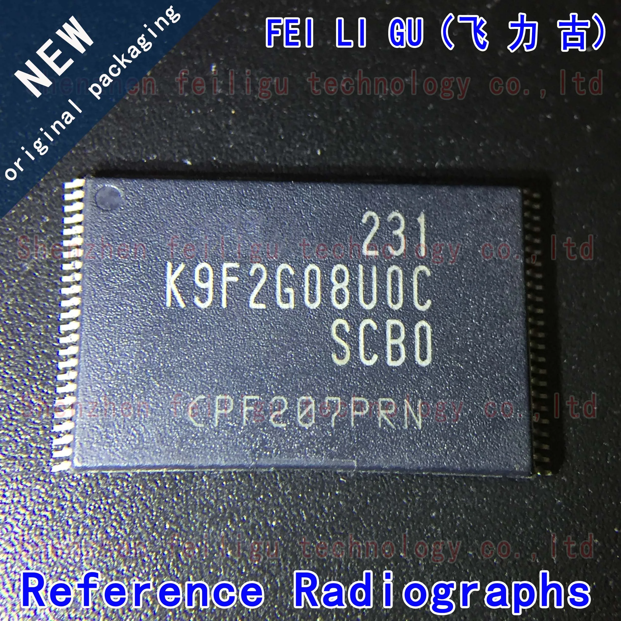 1PCS 100% New original K9F2G08U0C-SCB0 K9F2G08U0C package:TSOP48 memory flash chip new original hy27uf081g2a tpcb tsop48 memory chip