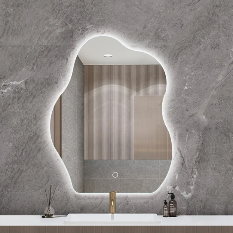 

Cloud smart wall-mounted bedroom dresser mirror wall-mounted light-emitting vanity mirror