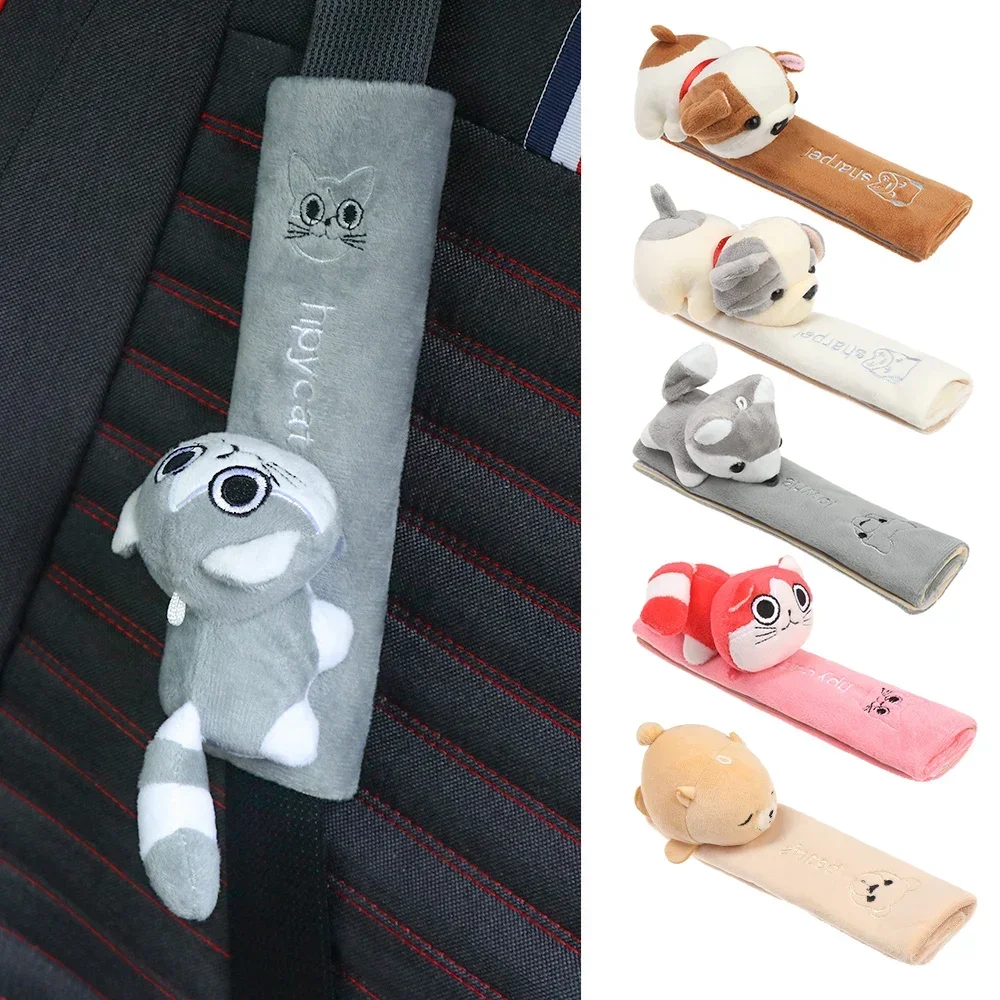 Car Safety Belt Cover Pad Universal Auto Shoulder Cushion Protector 1pcs for Women and Children