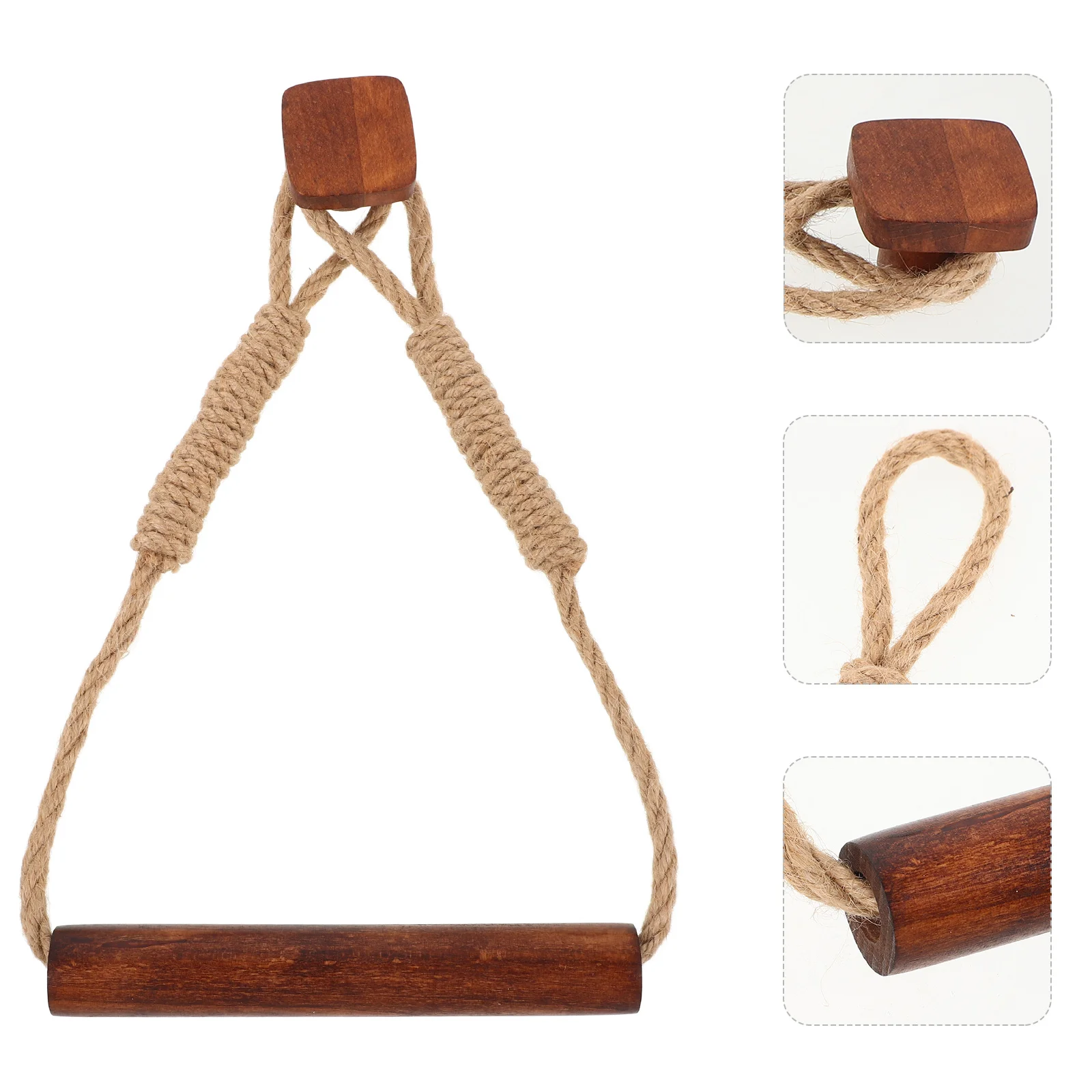 

Wall Mounted Roll Holder Toilet Paper Bathroom Decor Black Walnut Dispenser Storage Rack for Wood Rope Towel Cute