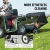 SucceBuy Tow Behind Lawn 21/26/44/50in Sweeper Large Capacity Heavy Duty Leaf & Grass Collector with Adjustable Sweeping 6